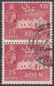 Aden 1953 SG55 Used