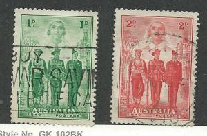 Australia #184-85 Nurse,Sailor,Soldier & Aviator (U )CV$5.15