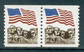 2523A 29c U.S. Flag Fine MNH Pair