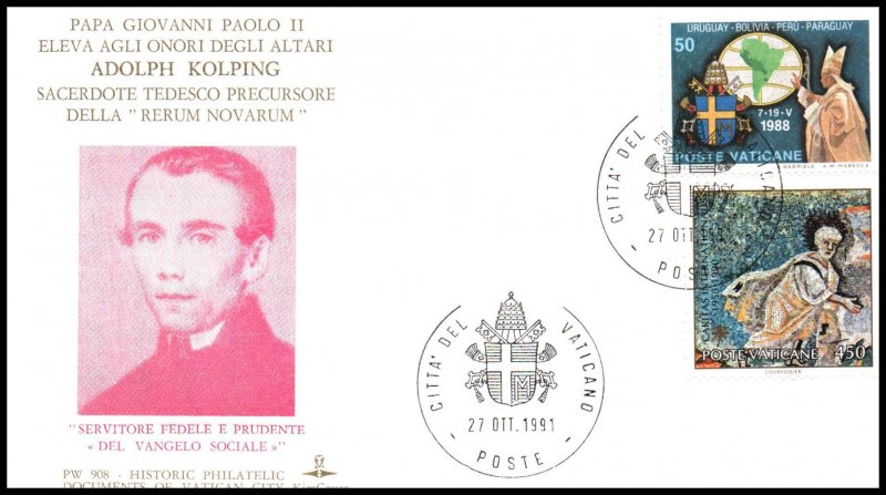 Vatican City Adolph Kolping 1991 Cover