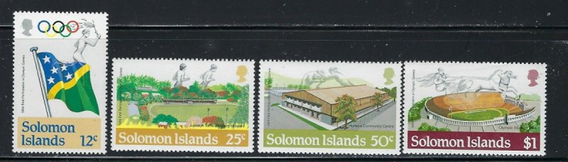 Solomon Is 530-33 MNH 1984 Olympics