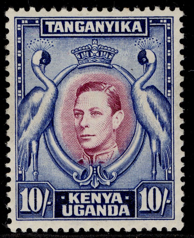 KENYA UGANDA TANGANYIKA GVI SG149, 10s purple & blue, M MINT. Cat £180. PERF 13¼