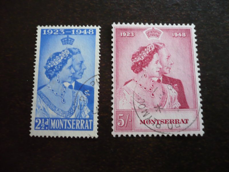 Stamps - Montserrat - Scott# 106-107 - Used Set of 2 Stamps