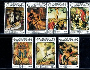 GRENADA #708-714  1976  EASTER  MINT  VF NH  O.G  CTO