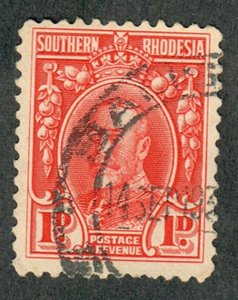 Southern Rhodesia #17 used single