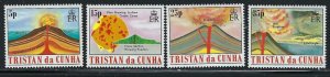 Tristan da Cunha 320-23 MNH 1982 Volcanic Island (fe1700)