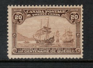 Canada #103 Mint Fine Never Hinged