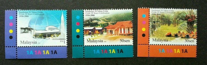 *FREE SHIP Felda 50 Years Malaysia 2006 Palm Oil Industry Fruit (stamp color MNH