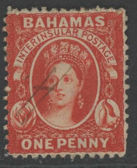 Bahamas 12 used pen cancel (2210 339)