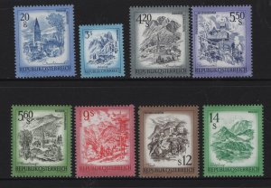 AUSTRIA  1100-1109  MNH SET