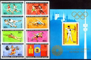 Sport. 1972 Monaco Olympics.