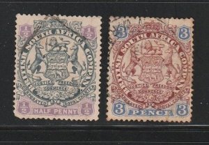 Rhodesia 26, 29 U Coat Of Arms