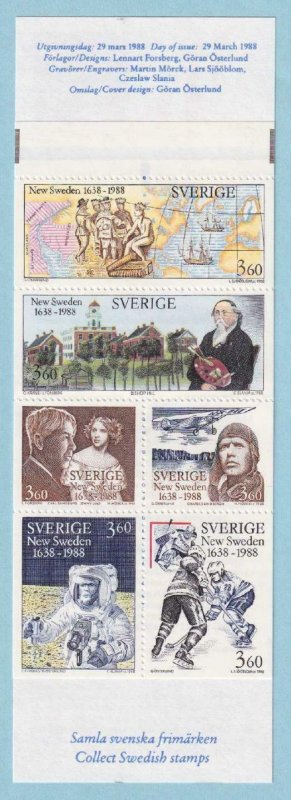 SWEDEN 1677a BOOKLET  MINT NEVER HINGED OG ** NO FAULTS EXTRA FINE! - Y316