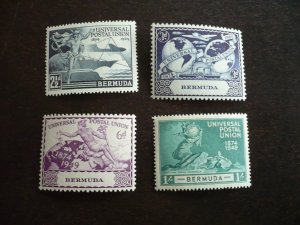 Stamps - Bermuda - Scott# 138-141 - Mint Never Hinged Set of 4 Stamps