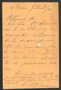 O) 1891 COLOMBIA, POSTAL CARD, COAT OF ARMS 2 CENTAVOS, FORM