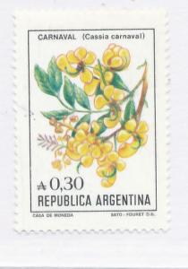 Argentina 1985 - Scott 1522 CTO - 30c, Flowers type of '82