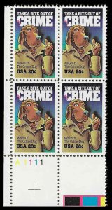 PCBstamps   US #2102 PB 80c(4x20c)Crime Prevention, MNH, (PB-3a)