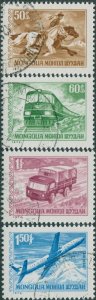 Mongolia 1973 SG739-742 Transport set CTO