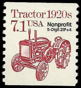 # 2127a MINT NEVER HINGED PRE-CANS. TRACTOR
