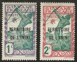 Inini #1-2, mint, hinge remnants.  1932.  (F442)