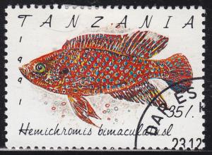Tanzania 819 Hemichromis Bimaculatusl 1992