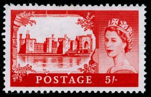 SG537a, 5s rose-carmine, LH MINT. Cat £65. DE LA RUE.