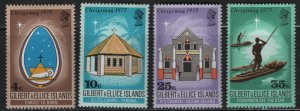 GILBERT & ELLICE ISLANDS,  249-252  MNH SET
