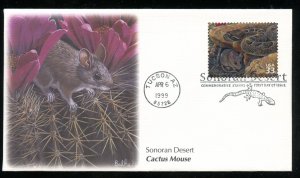 US 3293i Sonoran Desert Diamondback rattlesnake UA Fleetwood cachet FDC