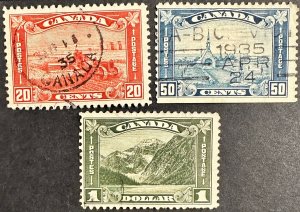 Canada #175-177 Used F/VF SCV~$42 [R1199]