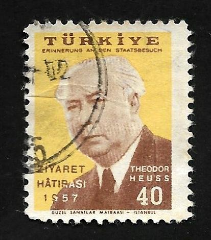 Turkey 1957 - U - Scott #1243