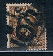 Great Britain 200: 1/= George V, perfin L&Co, used, F