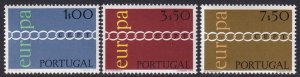 Portugal 1971 Sc 1094-6 set MNH**