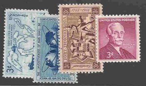 1069-1072 Mint,OG,NH... SCV $1.00