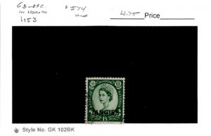 Great Britain, Postage Stamp, #574 Used, 1953 Offices Morocco (AC)