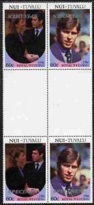 Tuvalu - Nui 1986 Royal Wedding (Andrew & Fergie) 60c...