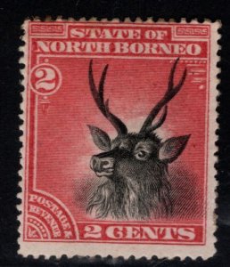 North Borneo Scott 60, Mint Hinged, perf tips toned at top