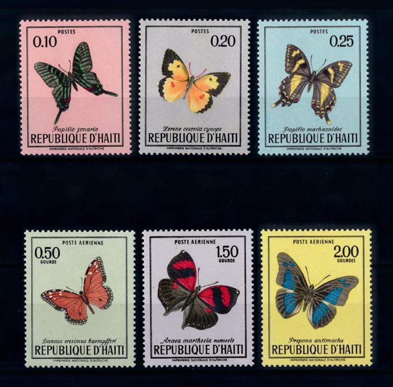 [71103] Haiti 1969 Insects Butterflies  MNH