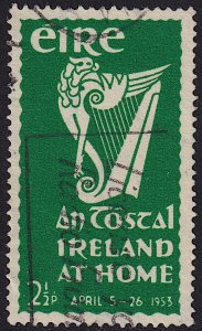 Ireland - 1953 - Scott #147 - used - National Festival Harp