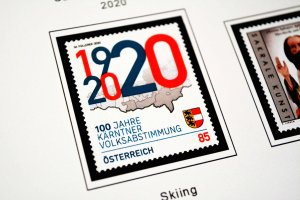 COLOR PRINTED AUSTRIA 2011-2020 STAMP ALBUM PAGES (101 illustrated pages)