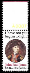 # 1789 MINT NEVER HINGED JOHN PAUL JONES