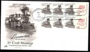 U.S. 1897A Locomotive FDC (ArtCraft)