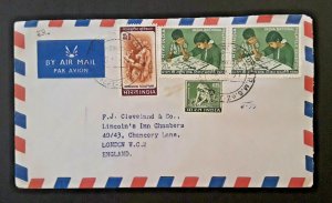 1970 India To London England National Philatelic Exhibition Airmail Cover