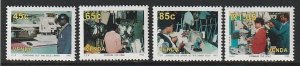 1993 South Africa - Venda - Sc 261-4 - MNH VF - 4 singles - Shoe Factory