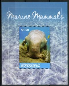 Micronesia 2015 MNH Marine Mammals 1v S/S Dugong Fauna Animals Stamps