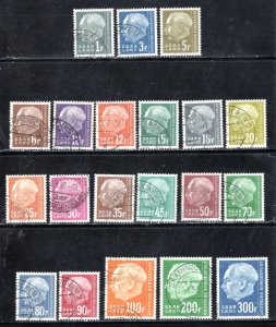 Saar #289-308 complete set Used   VF   CV $98.50   .....   5440239