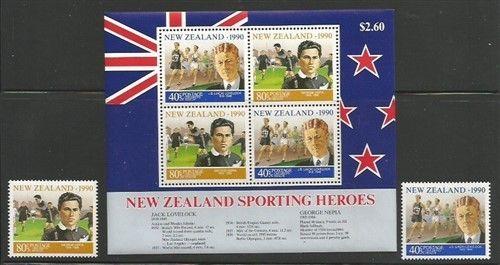 New Zealand MNH sc# B137-8a Sports Heroes