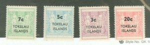 Tokelau  #12-15 Mint (NH) Single (Complete Set)