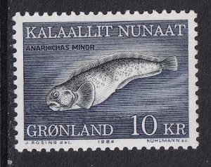 Greenland   #137  MNH  1984 marine life   10k