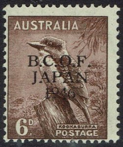 BCOF AUSTRALIA JAPAN OCCUPATION 1946 KANGAROO 6D