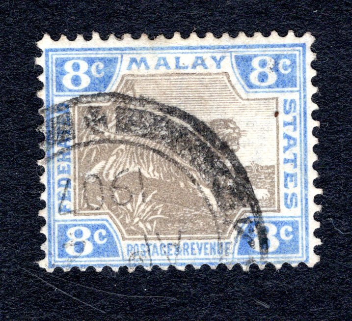 Federation of Malaya SC #30c   F/VF, Used, Upright Wmk., CV $6.25 .....  3700024